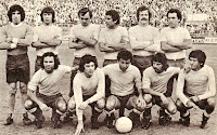 U. D. LAS PALMAS - Las Palmas de Gran Canaria, España - Temporada 1977-78 - Carnevali, Gerardo, Felipe, Hernández, Roque y Félix; Noly, Brindisi, Pepe Juan, Jorge y Maciel - ATLÉTICO DE MADRID 2 (Rubén Ayala, Luis Pereira) U. D. LAS PALMAS 1 (Maciel) - 19/03/1978 - Liga de 1ª División, jornada 26 - Madrid, estadio Vicente Calderón - Las Palmas se clasificó en 7º lugar en la Liga de 1ª División. Miguel Muñoz era el entrenador