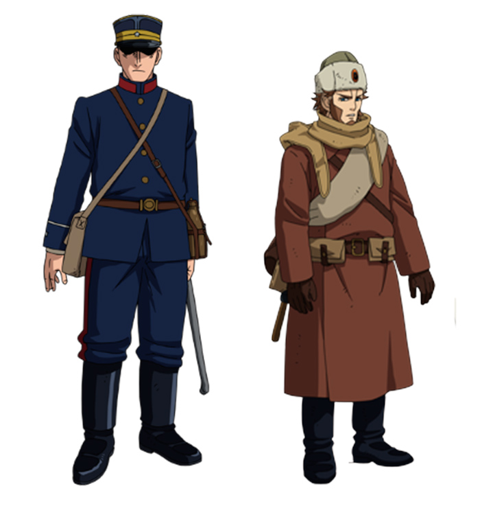 Golden Kamuy anime - Temporada 3 - personajes