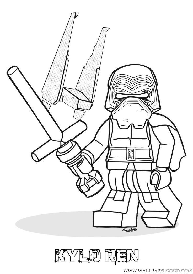 Free Printable Coloring Pages Lego Star Wars