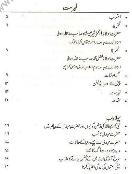 Index page 1 of Teesri Jange Azeem aur Dajjal