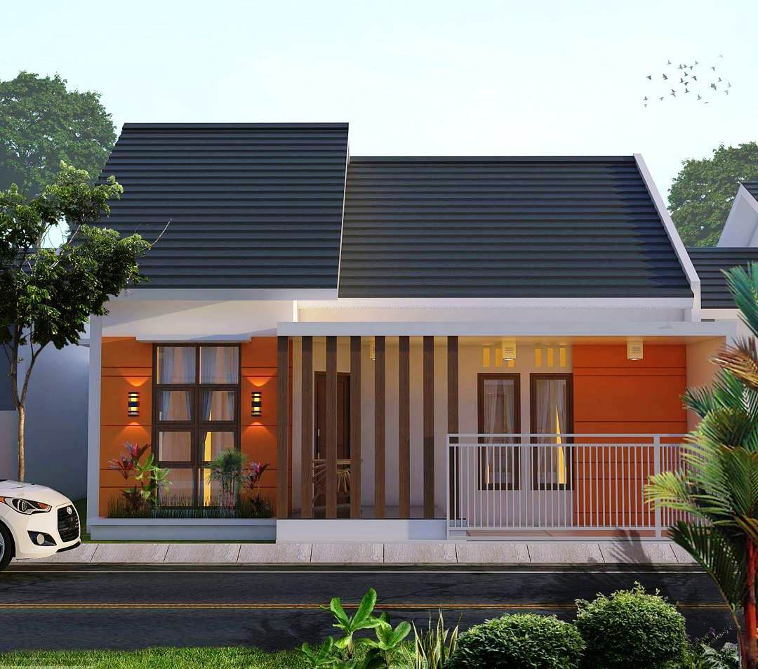 50 Rumah Minimalis 1 Lantai 2 Lantai Tampak Depan Samping