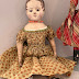 Carol Corson Collection: Izannah Walker Doll in a Green Dress