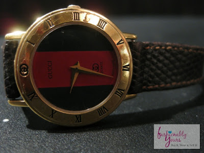 Below is another vintage Gucci Timepiece - with 10 different colored ...