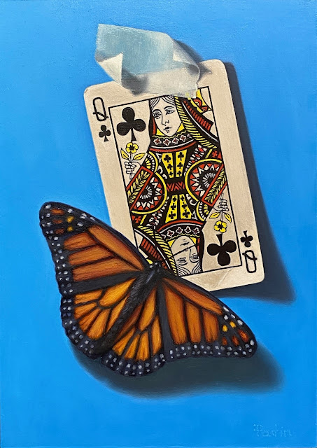 Monarch - Oil on Panel c. 2023 by Dora Patin