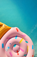 Ice Cream Pool iPhone Wallpaper