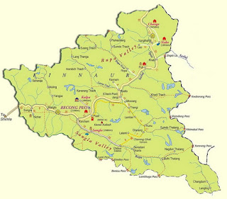 Kinnaur district himachal pradesh map