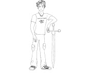 #2 Percy Jackson Coloring Page