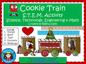 http://www.teacherspayteachers.com/Product/A-Cookie-Train-STEM-ActivityScience-Technology-Engineering-Math-1597325