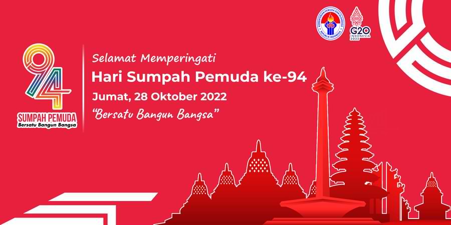 download banner hari sumpah pemuda 2022 gratis