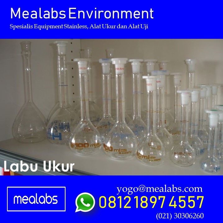  Labu  Ukur  Volumetric Flask MEALABS INSTRUMENTS INDONESIA