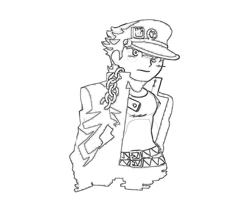 jotaro-kujo-funny-coloring-pages