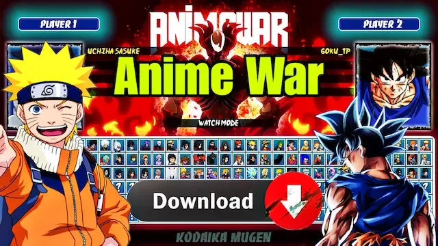 ANIME WAR SUPER MUGEN 2 Download +100 Characters