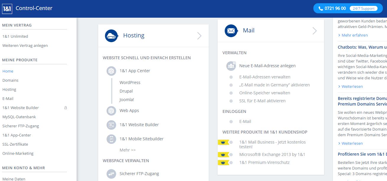 So installiert Ihr eine Wordpress Website mit 1&1 in 5 Minuten