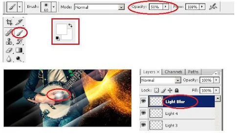 Tutorial Efek Cahaya Photoshop pada Foto