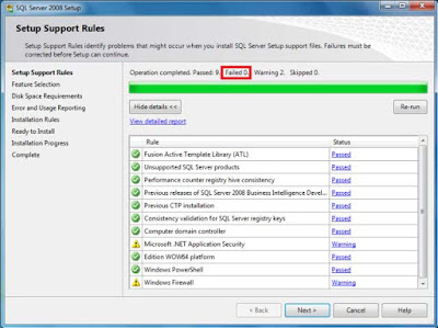 Panduan atau cara install sql server 2008 di windows 7