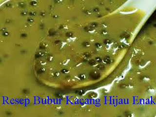 Resep Bubur Kacang Hijau