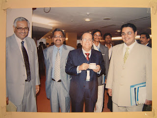 Suchitt Dave with Supreme Court Judge Justice RV Raveendran and Orissa High Court Chief Justice AK Ganguli