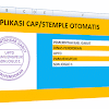 Download Aplikasi Sederhana Untuk Menciptakan Cap/Stempel Sekolah
Dengan Excel