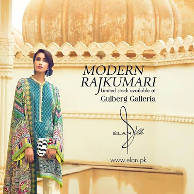 Modern Rajkumari Unstitched Silk Eid Collection 2016 by Élan