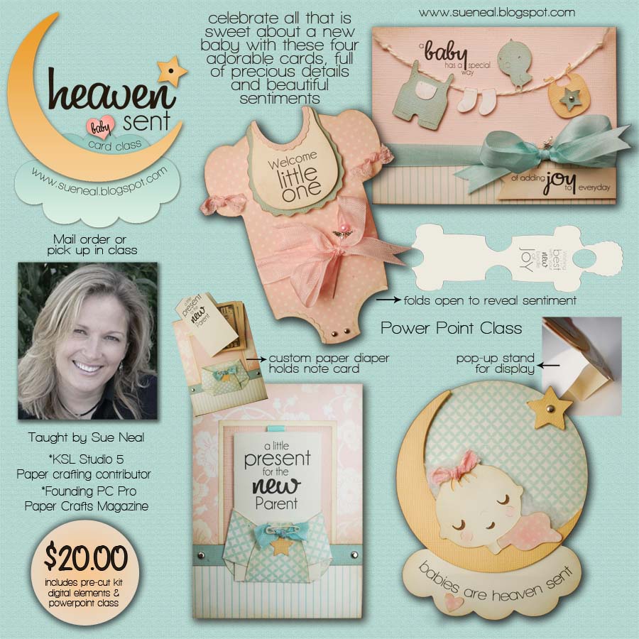 MyEyeQ: Q's Creative Class: Heaven Sent Baby Cards