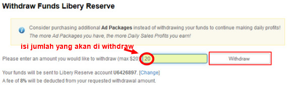 panduan withdraw profit clicking step 4