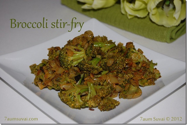 Broccoli stir-fry