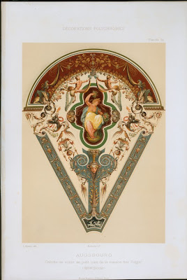 design of the vault cap in Fugger House, Augsburg