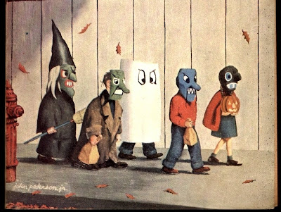 desktop wallpaper science. Trick or treat desktop wallpaper, edited from the November 1959 cover of If 