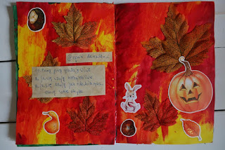 Jesienny art journal