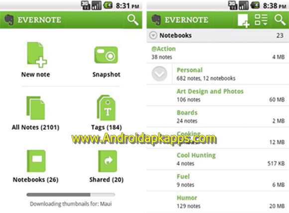 Free Download Evernote Premium Apk v7.6 Android Latest Version Gratis ...