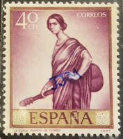 Sello La Copla Pintor Torres España 1965