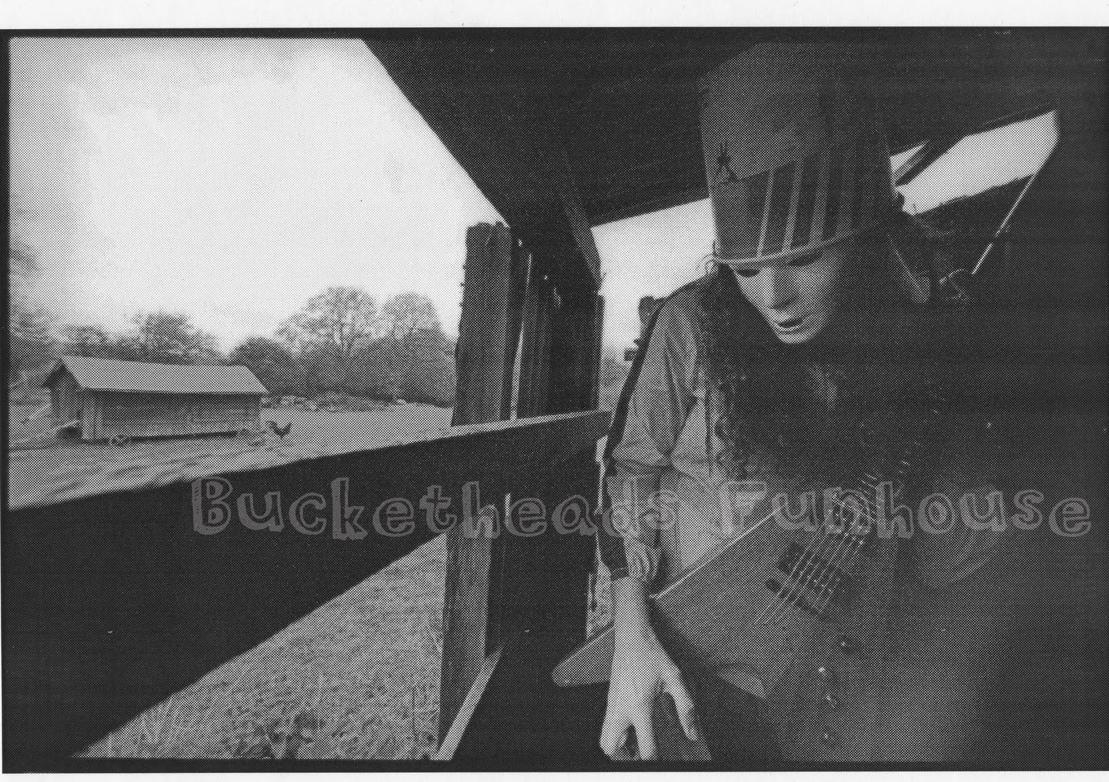 Buckethead on the farm, UK circa 1999. Photographed by Dave McKean ...