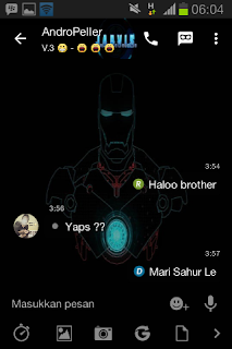 BBM Mod Tema Jarvis Ironman v2.13.1.14 Apk Terbaru