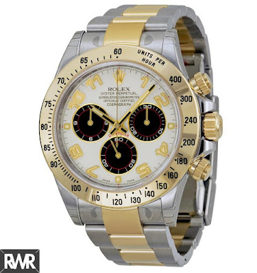 Réplique Rolex Daytona Ivoire 18kt Or Jaune 116523IBKAO