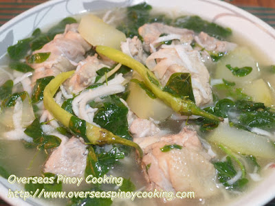 Tinolang Manok sa Buko  Recipe