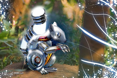 photoshop animal robot