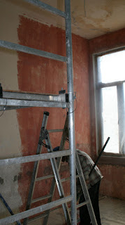 Painting the walls and ceiling