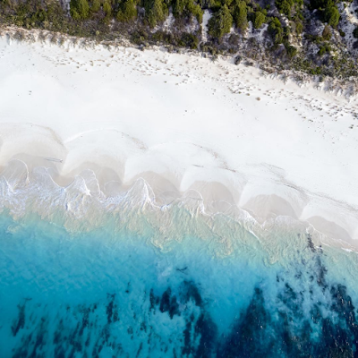 bunker bay, augusta, margaret river, dunsborough, meelup beach, aerial photography, white sand