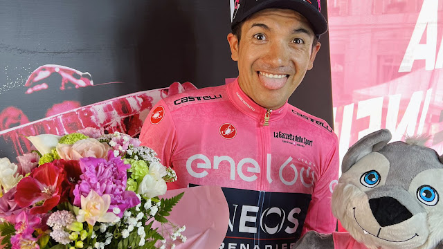 Richard Carapaz Maglia Rosa Ecuador Giro de Italia 2022 Fayals