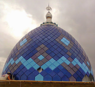 Spesialis Kubah Masjid Bahan Galvalum, Enamel, Stainless Steel, GRC, Atap Lengkung, Konstruksi Rangka Baja, ACP