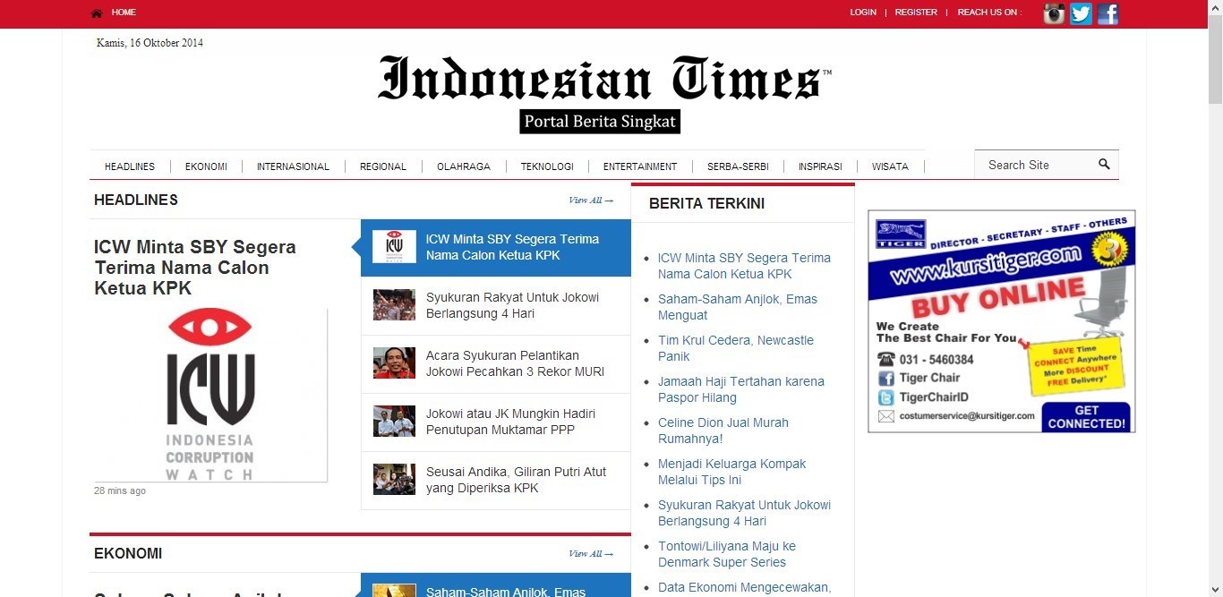 Situs Berita Online Indonesian Times
