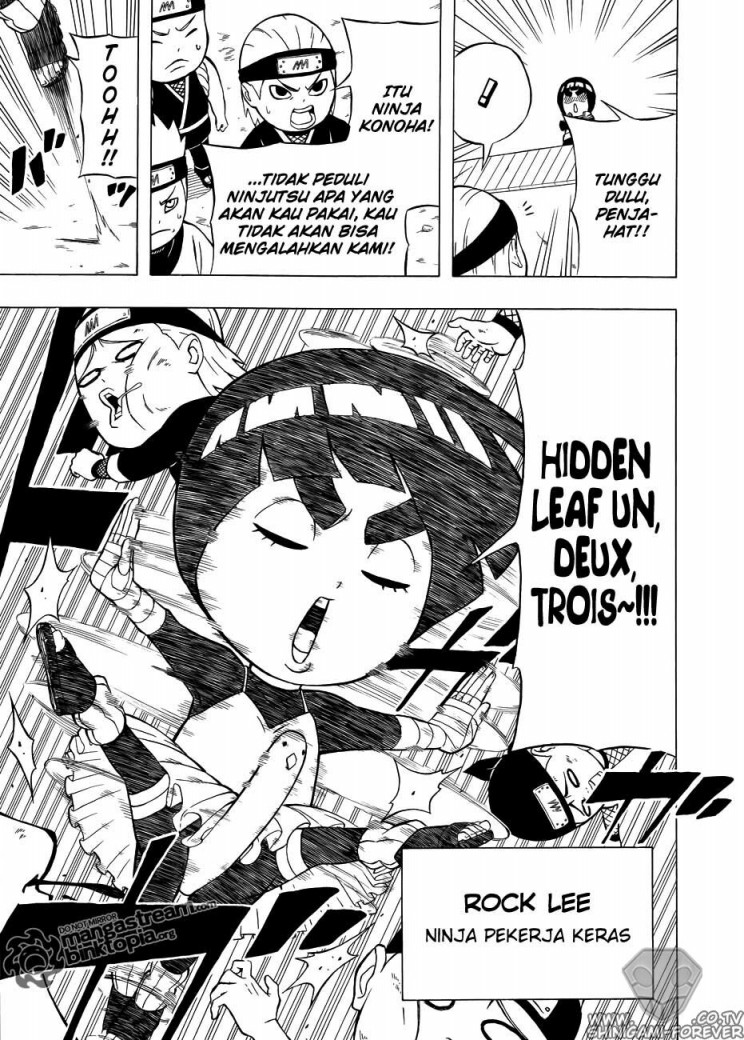 Baca Manga Komik Rock Lee Sprintime of Youth