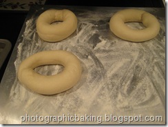 Shaped bagels