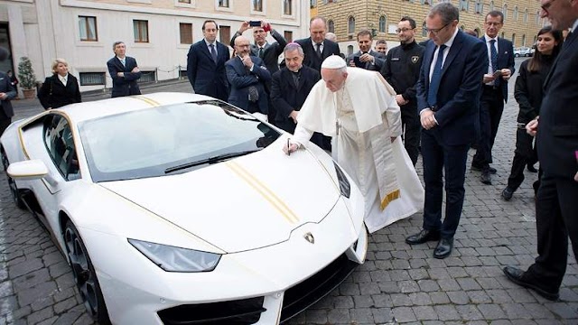 Now, get chance to win Pope Francis' Lamborghini supercar