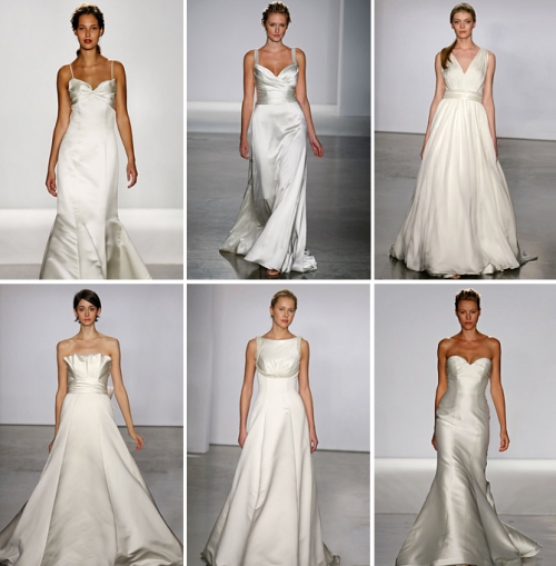 Simple wedding dress is an ideal choice if you feel the swell is too big a 