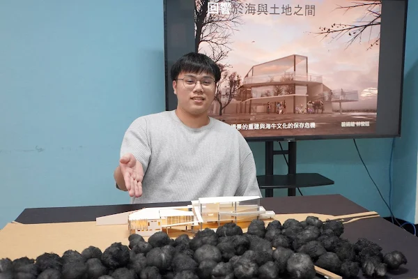 ▲大葉大學空設系林俊廷同學以芳苑為設計對象。（記者林明佑翻攝）