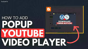 How to add YouTube videos on video.js player in Blogger (embed)