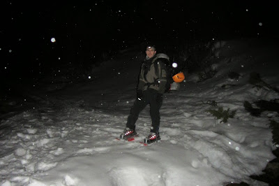 Aproximación a la cabana de Campcardós desde Porta con nieve.