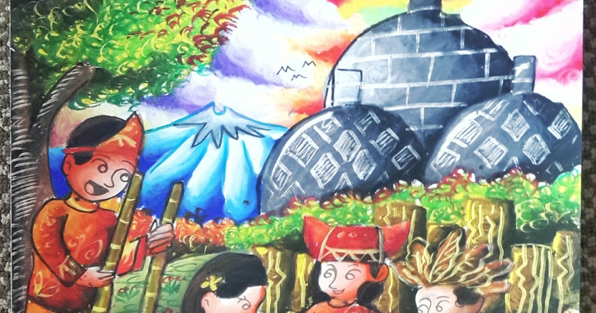 GAMBAR DAN MEWARNAI TARI TRADISIONAL: MENGGAMBAR DENGAN CRAYON TEMA