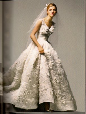 Applique Wedding Dress